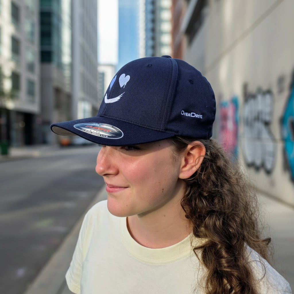Structured Twill Cap Smile Dark