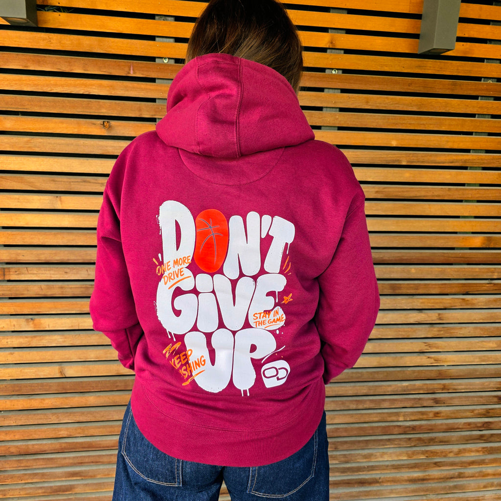 Sweat à capuche Unisexe "Don’t Give Up" Dark
