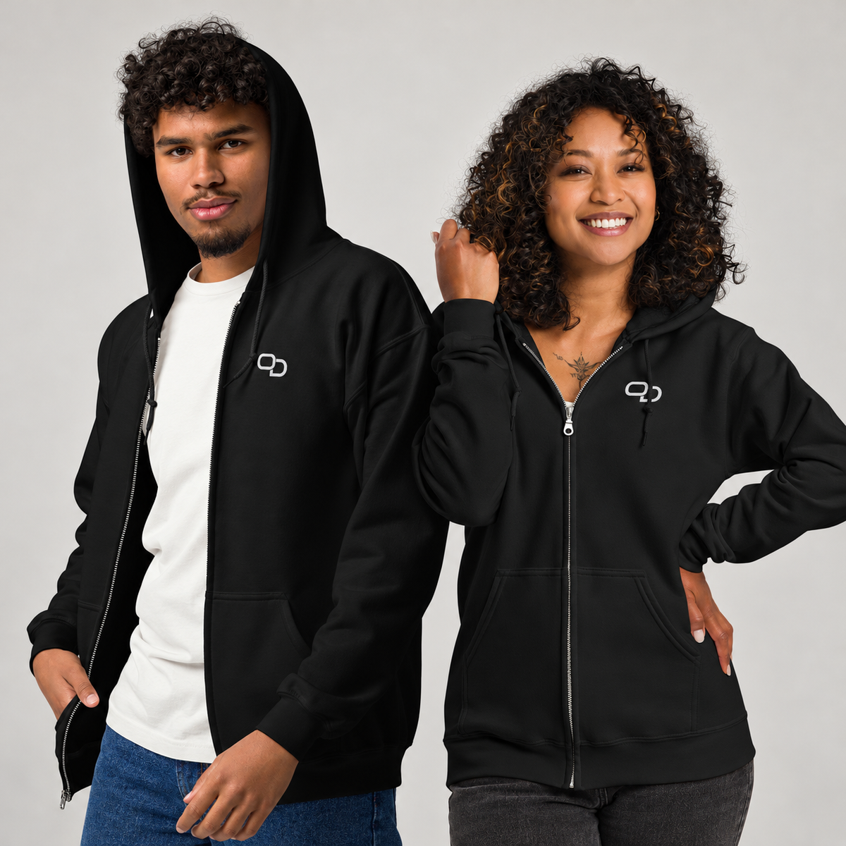 OverDrive SHIFT zip-up sweatshirt