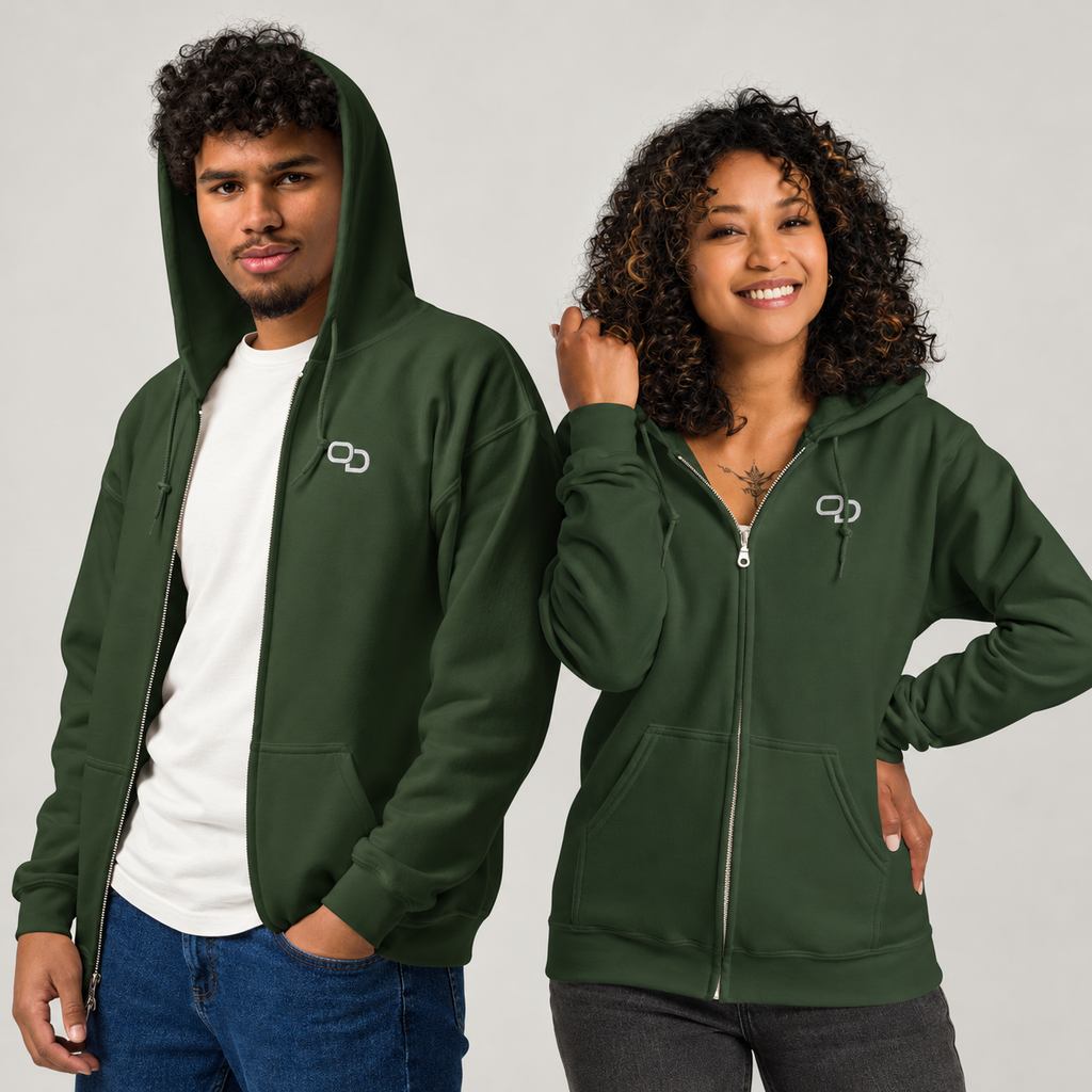 OverDrive SHIFT zip-up sweatshirt