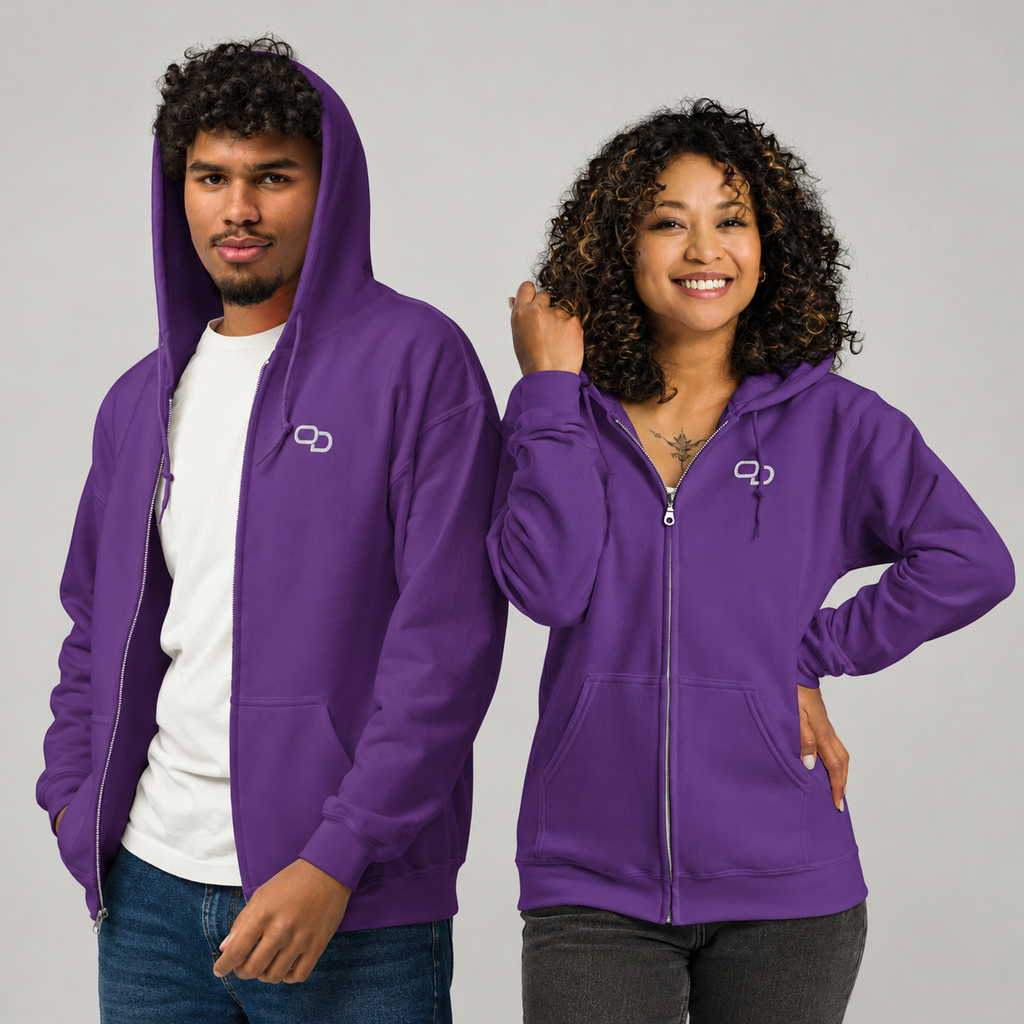 OverDrive SHIFT zip-up sweatshirt