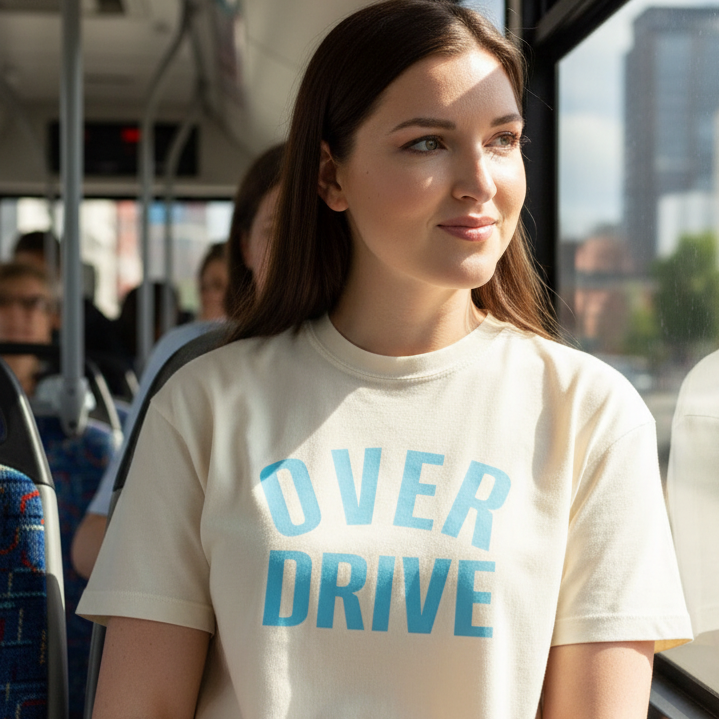 T-shirt Women "Overdrive" Skyblue